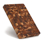 Hirnholz-Schneidebrett aus Teak – 40 × 28 × 3,8 cm – Bild 3
