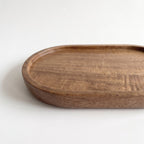 Serviertablett-Set aus Holz, oval, 3-teilig – Bild 2
