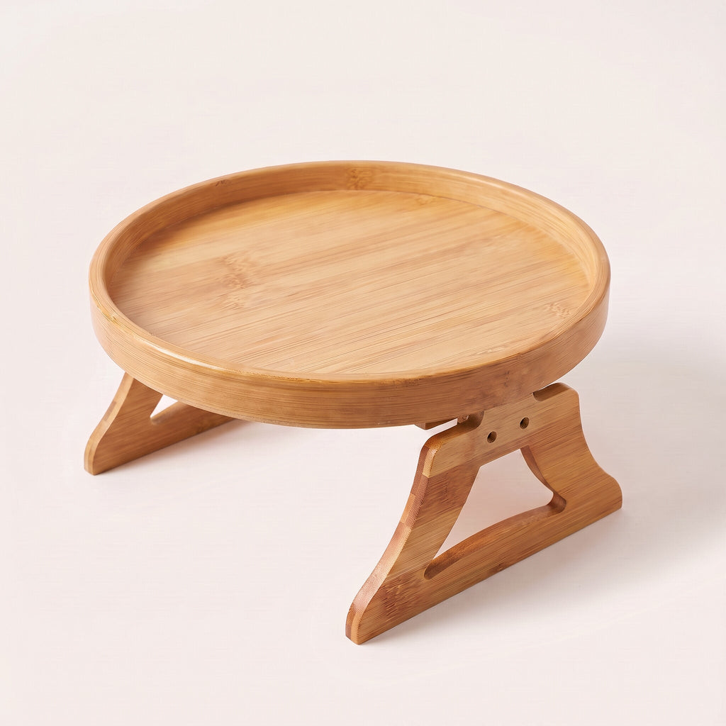 Sofatablett aus Holz zum Aufstecken auf die Armlehne – Bild 1